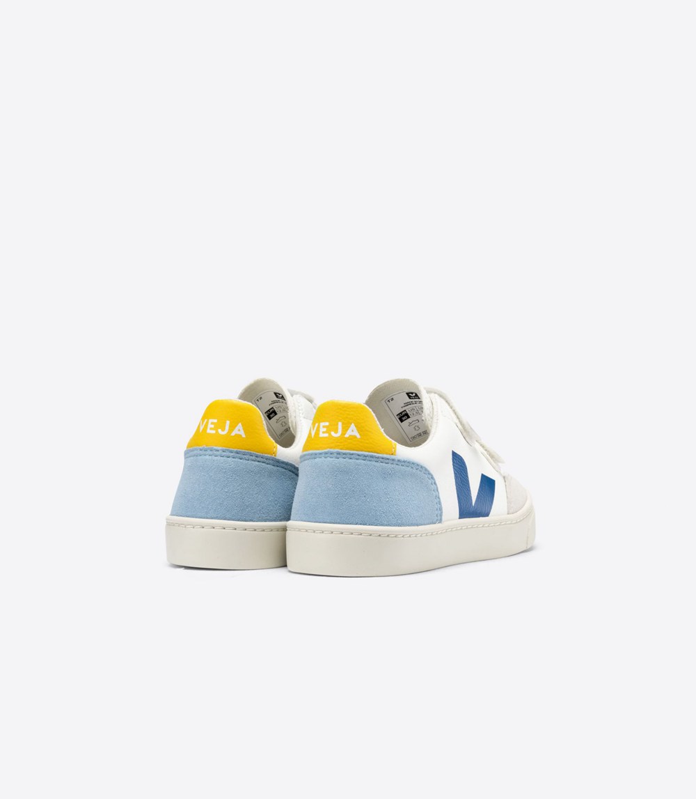 Veja Sneakers Barn - V-12 Velcro Chromefree - Vita - 719450-VDQ